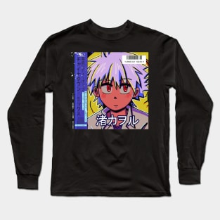 Vaporwave anime aesthetic 90s retro vibe Long Sleeve T-Shirt